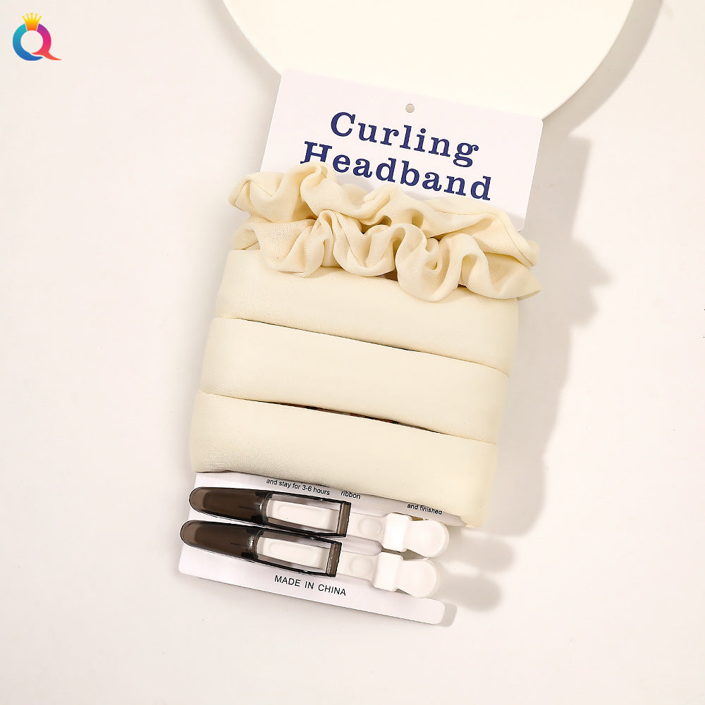 No Heat And No Damage To Hair Curling Iron Lazy Big Wave Curling Band