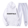 Hooded Sweatshirt Set Letter Casual Versatile Loose Sweatshirt and Sweatpants Unisex