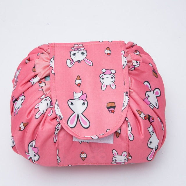 Women Drawstring Cosmetic Bag travel Organizer