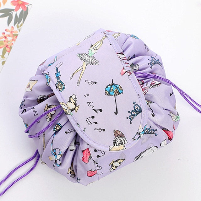 Women Drawstring Cosmetic Bag travel Organizer