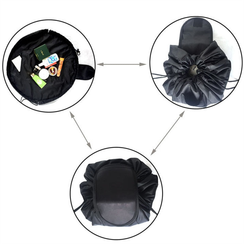 Women Drawstring Cosmetic Bag travel Organizer