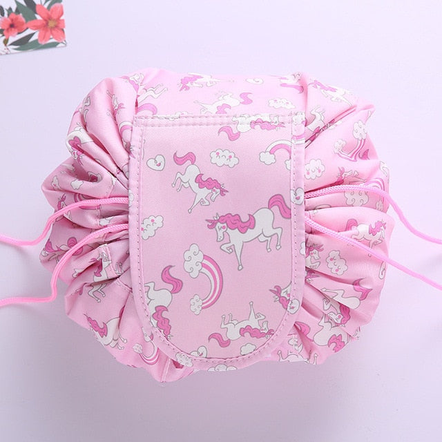 Women Drawstring Cosmetic Bag travel Organizer