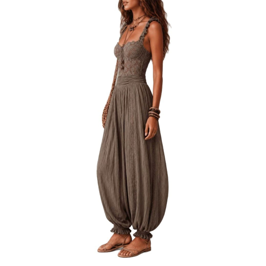 New Women's Harlan Pants Fashion Elegant Lace Sexy Jumpsuit