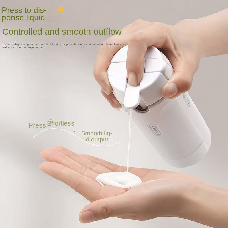 Four-in-One Travel Bottles Portable Toiletry Cosmetics Shampoo and Shower Gel Refill Bottles Travel Storage Bottle