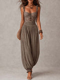 New Women's Harlan Pants Fashion Elegant Lace Sexy Jumpsuit