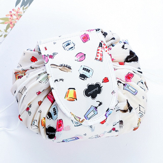 Women Drawstring Cosmetic Bag travel Organizer