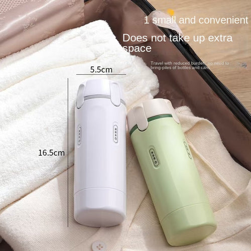 Four-in-One Travel Bottles Portable Toiletry Cosmetics Shampoo and Shower Gel Refill Bottles Travel Storage Bottle