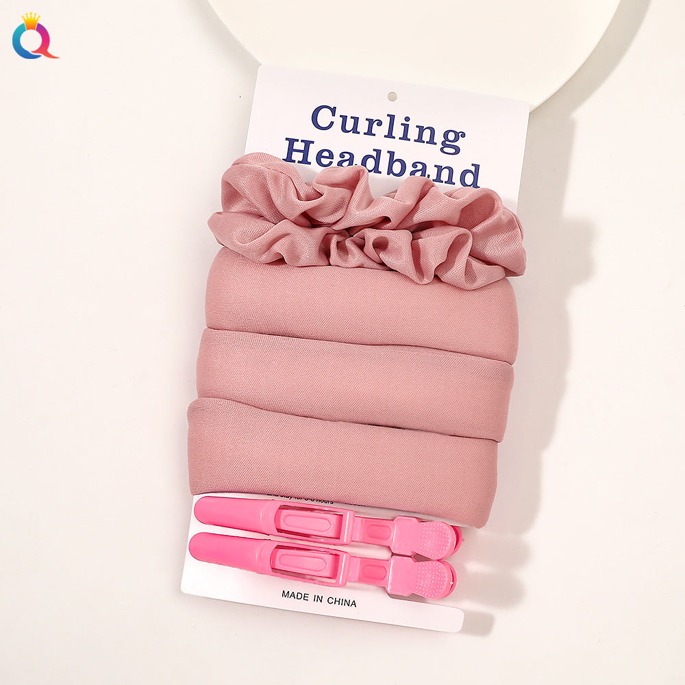 No Heat And No Damage To Hair Curling Iron Lazy Big Wave Curling Band