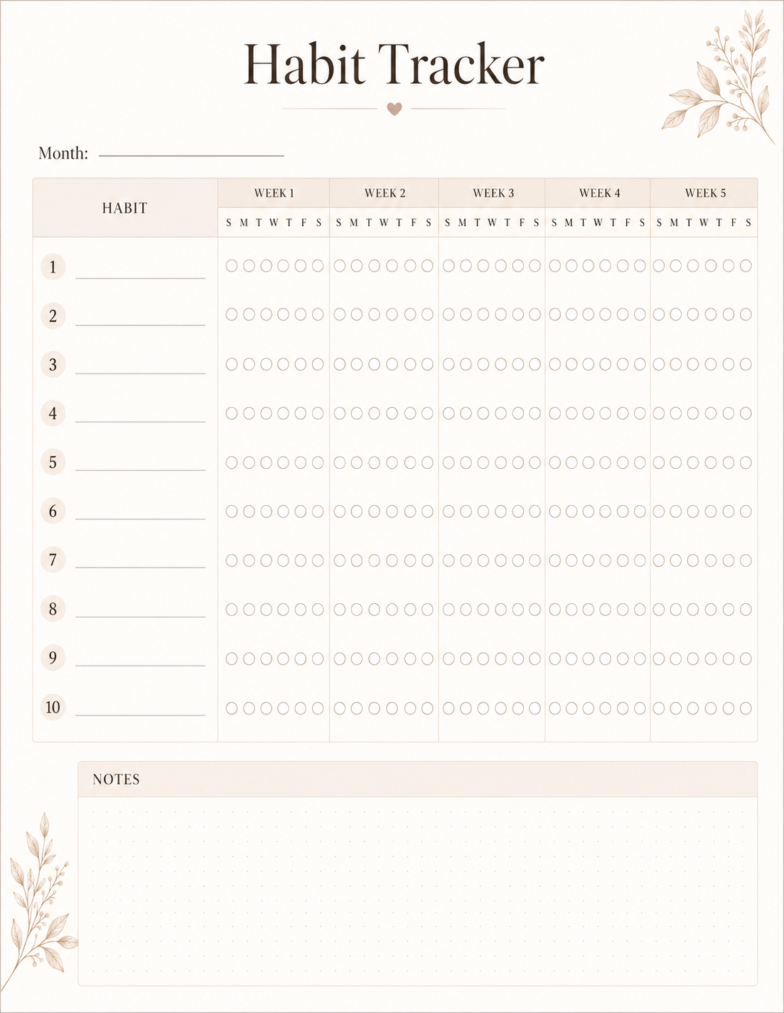 Daily Life Planner Printable