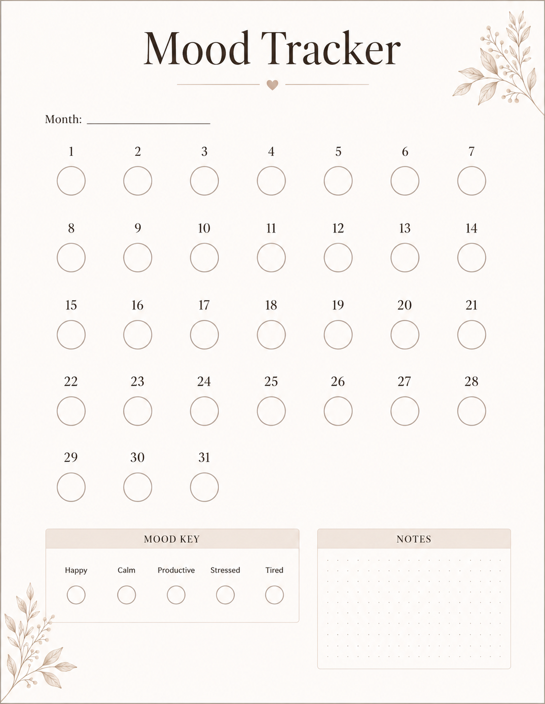 Daily Life Planner Printable