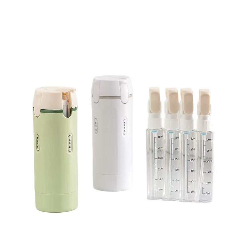 Four-in-One Travel Bottles Portable Toiletry Cosmetics Shampoo and Shower Gel Refill Bottles Travel Storage Bottle